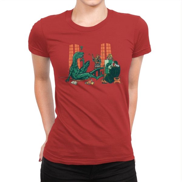 Philosoraptor Oil on Wood - Womens Premium Supply