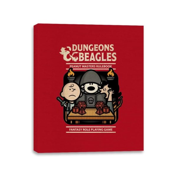 Dungeons and Beagles - Canvas Wraps Online - Image 2