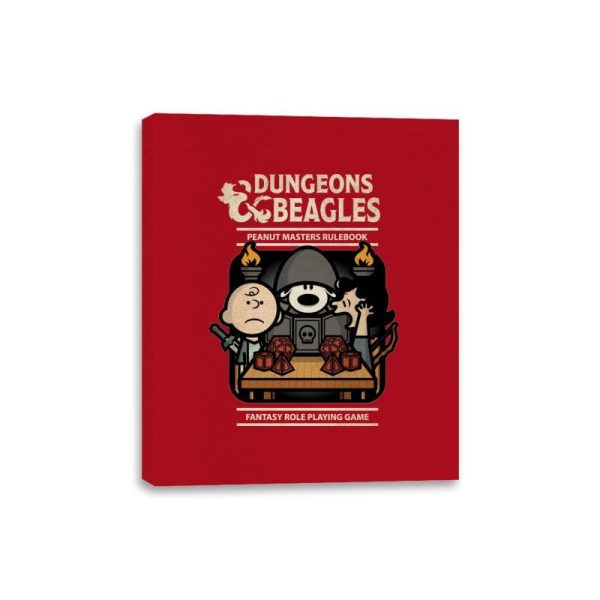 Dungeons and Beagles - Canvas Wraps Online
