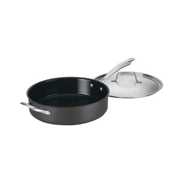 Cuisinart 5.5-Quart Saute Pan with Helper Handle and Cover Online Hot Sale