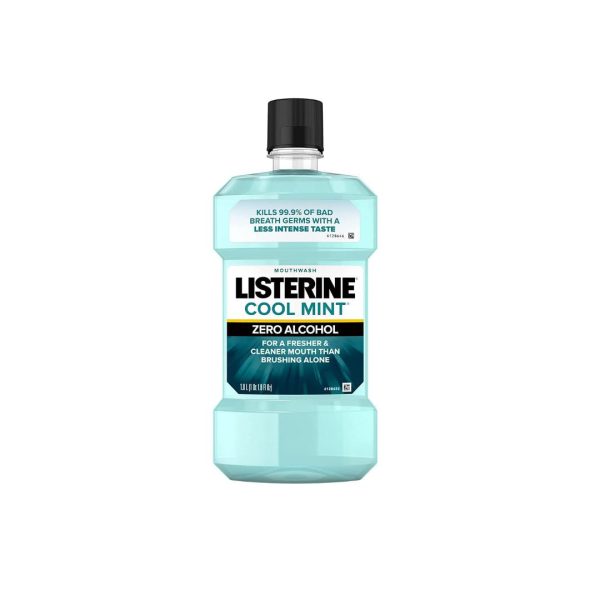Listerine Zero Alcohol Mouthwash Cool Mint Flavor 1 Liter Bottle Online Hot Sale
