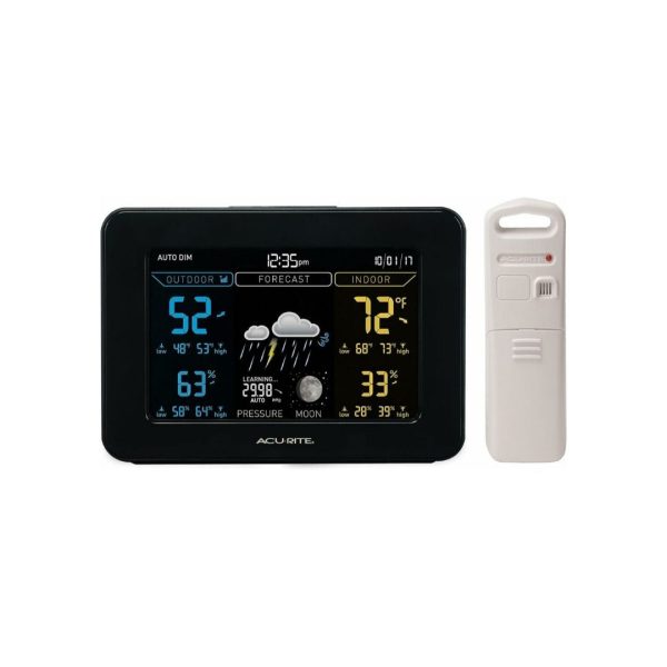 AcuRite Color Weather Station with High Low Temperature and Humidity with Moon Phase Online now