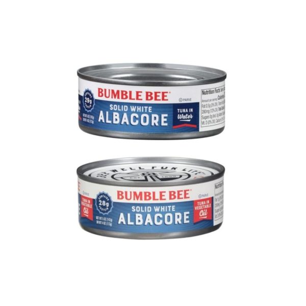 24 Cans of Bumble Bee Solid White Albacore Tuna in Oil Or Water (Pack of 24) Online Hot Sale