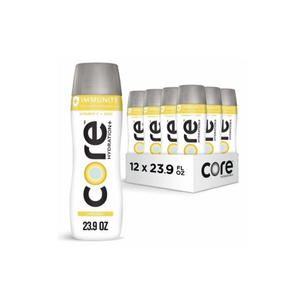 Pack of 12 CORE Hydration+ Immunity, Lemon Extract Nutrient Enhanced Water Online