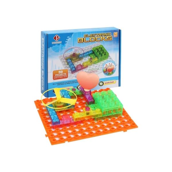 Pantheon Circuit Kit with Lighted Bricks Magnets 59 Different Projects in 1 Online Hot Sale