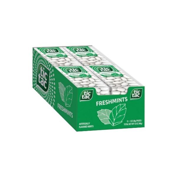 12 Pack Tic Tac Freshmint Breath Mints Cheap
