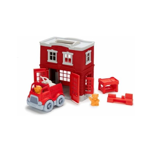 Green Toys Fire Station Playset Fashion