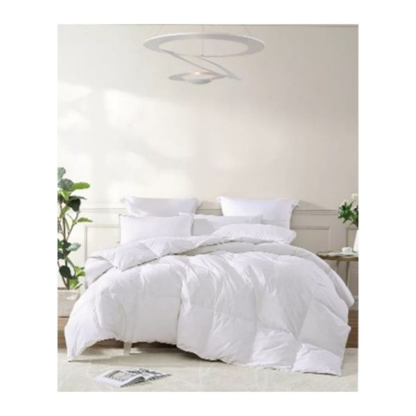 Royal Luxe All Season Warmth White Goose Feather and Down Fiber Twin Comforter Online Sale