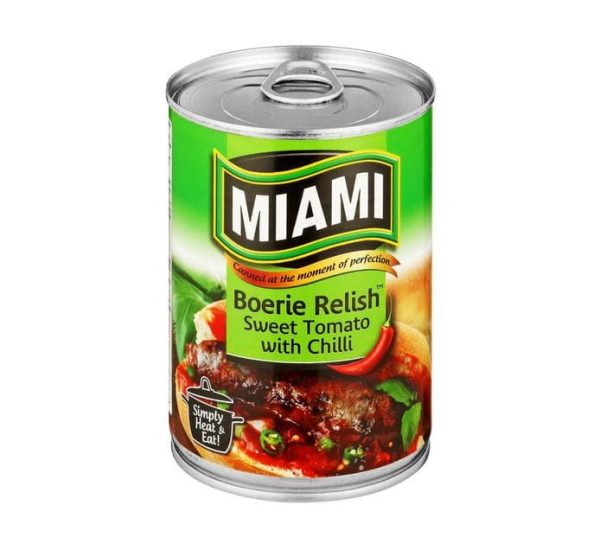 Miami Sweet Tomato with Chilli Boerie Relish, 410g For Sale