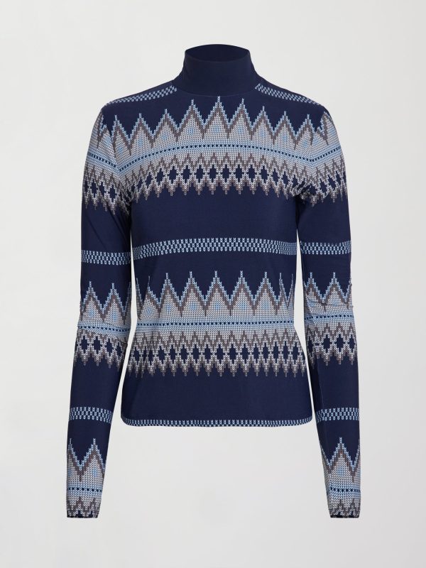 Long Sleeve Printed Base Layer - Printed Fairisle Online - Image 5